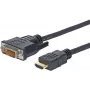 Vivolink PROHDMIDVI10 aktyvus HDMI–DVI-D kabelio adapteris 10 m, juodas