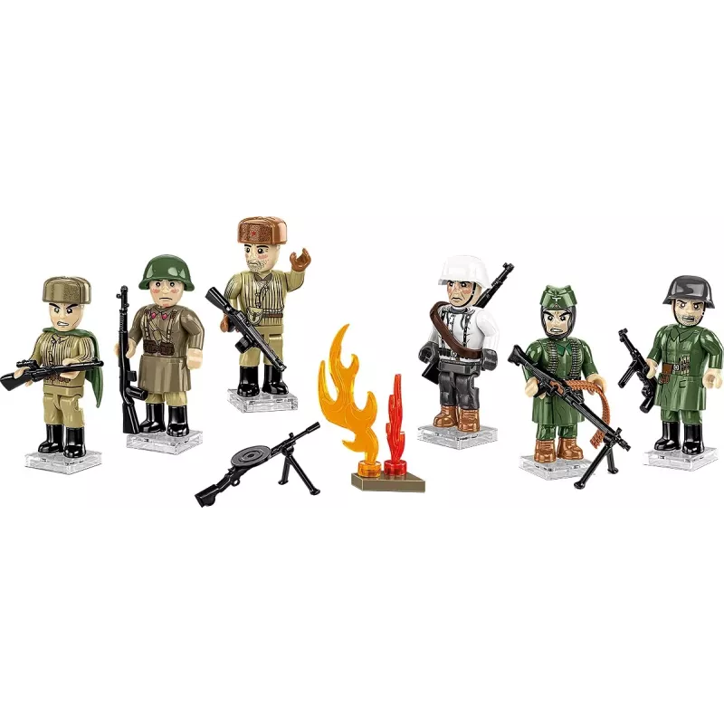 Cobi Konstruktoriai Stalingrado mūšio modelis — 76 dalių, istorinė diorama