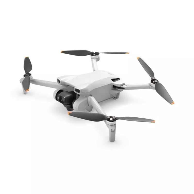 Kvadrakopteris DJI Mini 3 Fly More Combo – 4 rotoriai, 12 MP 4K kamera, 10 000 m nuotolis, 10,55 m/s greitis, 2453 mAh baterija, 0,248 kg, pilka