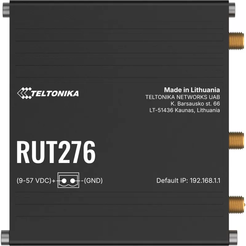 Maršrutizatorius TELTONIKA RUT276 Redcap 5G