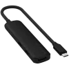 Satechi ST-P4SK USB-C 4-in-1 daugiafunkcis adapteris, juodas
