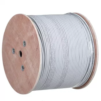 Alantec KIU6ALSOH500D Cat6 U/UTP 23 AWG LSOH 500 m pilkas tinklo kabelis