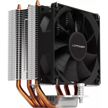 Oro aušintuvas procesoriui LC-Power Cosmo Cool LC-CC-95-V2 – Intel S1151/S1200/S1700, AMD AM4/AM5, juodas