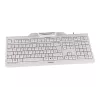 Klaviatūra CHERRY KC 1000 SC, laidi, su išmaniosios kortelės skaitytuvu, šviesiai pilka, USB, QWERTY JK