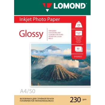 Lomond blizgus foto rašalinio spausdintuvo popierius 230 g/m² A4, 50 lapų