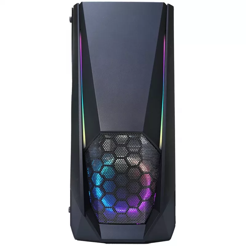 Xilence Xilent Blast X505.ARGB žaidimų kompiuterio korpusas, RGB ATX Midi bokštas, juodas (XG141)