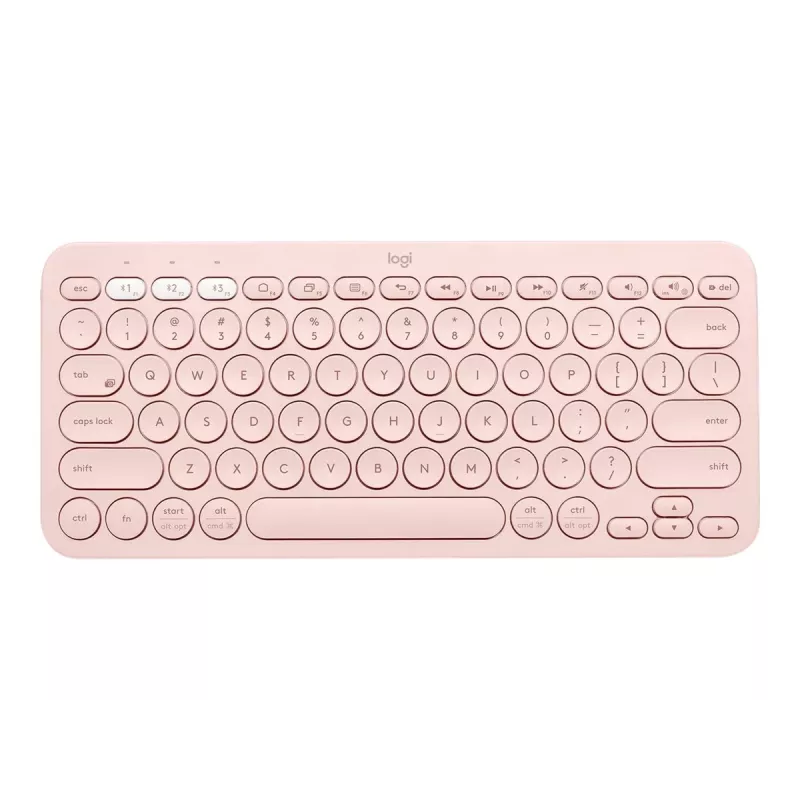 Bluetooth klaviatūra Logitech K380 Multi-Device rožinė