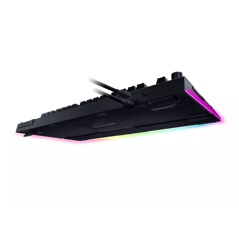 RAZER BlackWidow V4 Pro klaviatūra su žaliais jungikliais - JAV išdėstymas