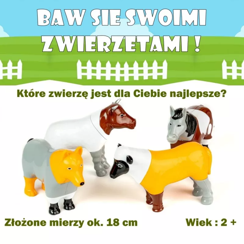 Malblo Magnetiniai Ūkio Gyvūnai Rinkinys