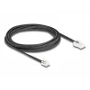 DeLOCK telefono kabelis RJ11 kištukas – RJ45 kištukas, juodas, 3 m