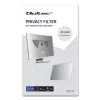 Privatumo filtras QOLTEC 51056 22 colių (55,9 cm) monitoriui, 16:10, 475×297 mm, permatomas