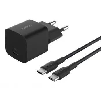 Vidinis AC kroviklis Belkin BoostCharge 25W USB-C PD/PPS, 1 m laidas, juodas