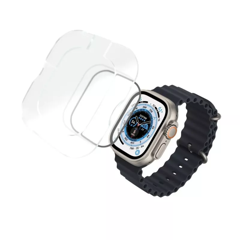 Fiksuotas | Armor Grūdintas Stiklas Apple Watch Ultra 49mm/Ultra 2 49mm | Juodas