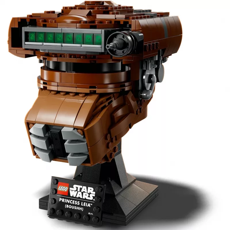 LEGO Star Wars Princesė Lėja (Boushh) Šalmas suaugusiems 75351 (670 dalių)