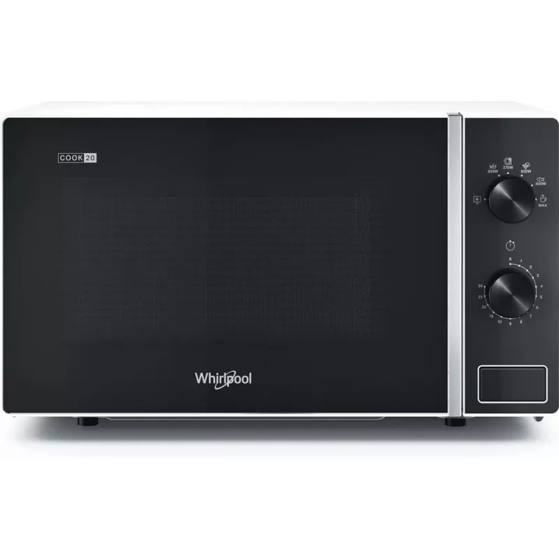 Whirlpool Cook20 MWP 101 W Baltas Solo Mikrobangų Krosnelė Ant Stalo 20 L 700 W