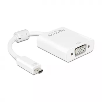 USB grafikos adapteris DeLOCK 65557, 1920 x 1080 pikseliai, baltas