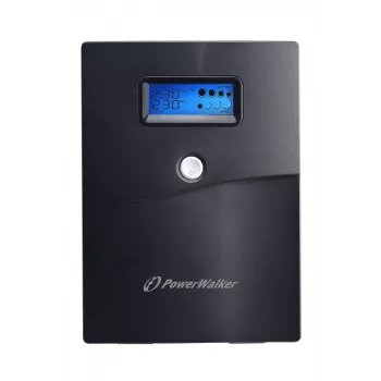 Nepertraukiamo maitinimo šaltinis PowerWalker VI 3000 SCL FR 3 kVA / 1,8 kW, Line-Interactive, 4x E tipo lizdai, 18 Ah baterija (2×12 V)