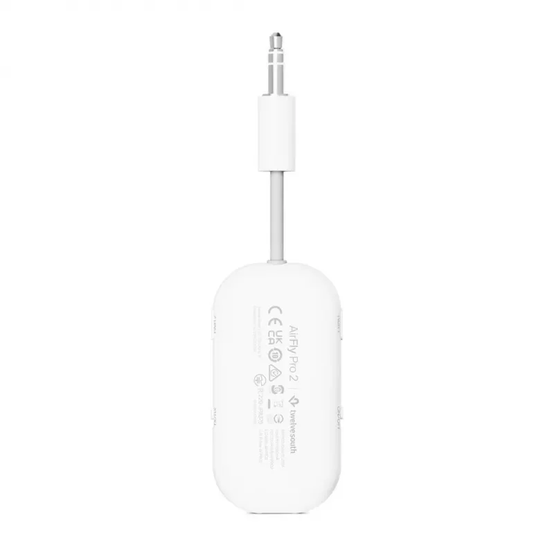 Twelve South AirFly Pro 2 Bluetooth garso adapteris, baltas