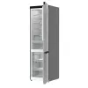 Šaldytuvas su šaldikliu Gorenje NRB620E61X4WFE, laisvai pastatomas, nerūdijančio plieno, bendras tūris 340 L, NoFrost, LED ekranas