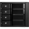 Išorinis 3,5 colio diskų korpusas SilverStone SST-FS304-12G, 4 lizdai – juodas