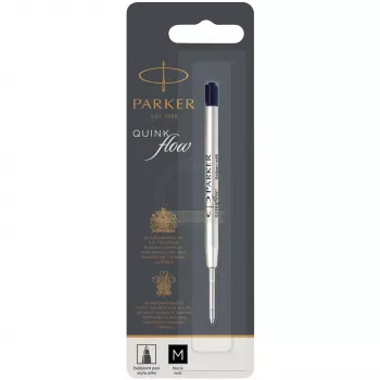 Parker Quinkflow M juodo rašalo šratinukas (lizdinė pakuotė)