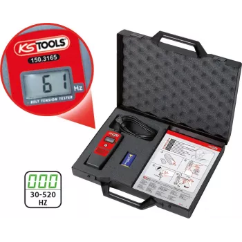 KS TOOLS HZ 150.3165 elektroninis diržų įtempimo matuoklis