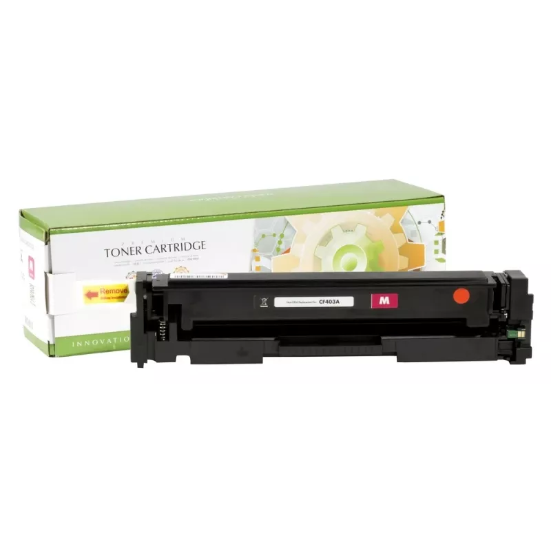 Suderinamas kasetė Static Control Hewlett-Packard CF403A / Canon CRG 045, purpurinė, 1400 psl.