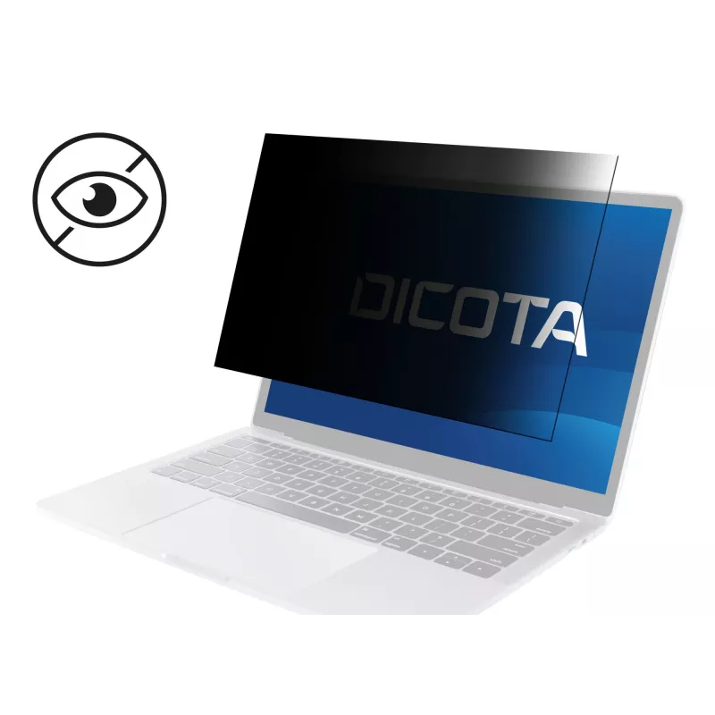 DICOTA D50030-2SM nešiojamojo kompiuterio ekrano privatumo filtras juodas Universalus 383x215mm
