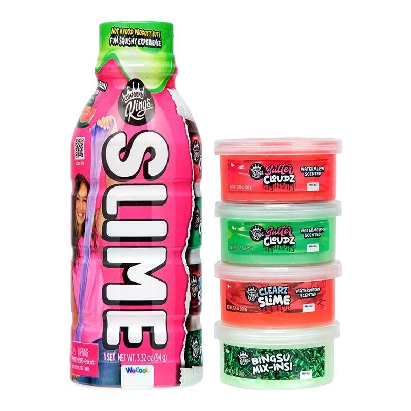 Slime rinkinys WECOOL Compound Kings – įvairiaspalviai slime buteliukai