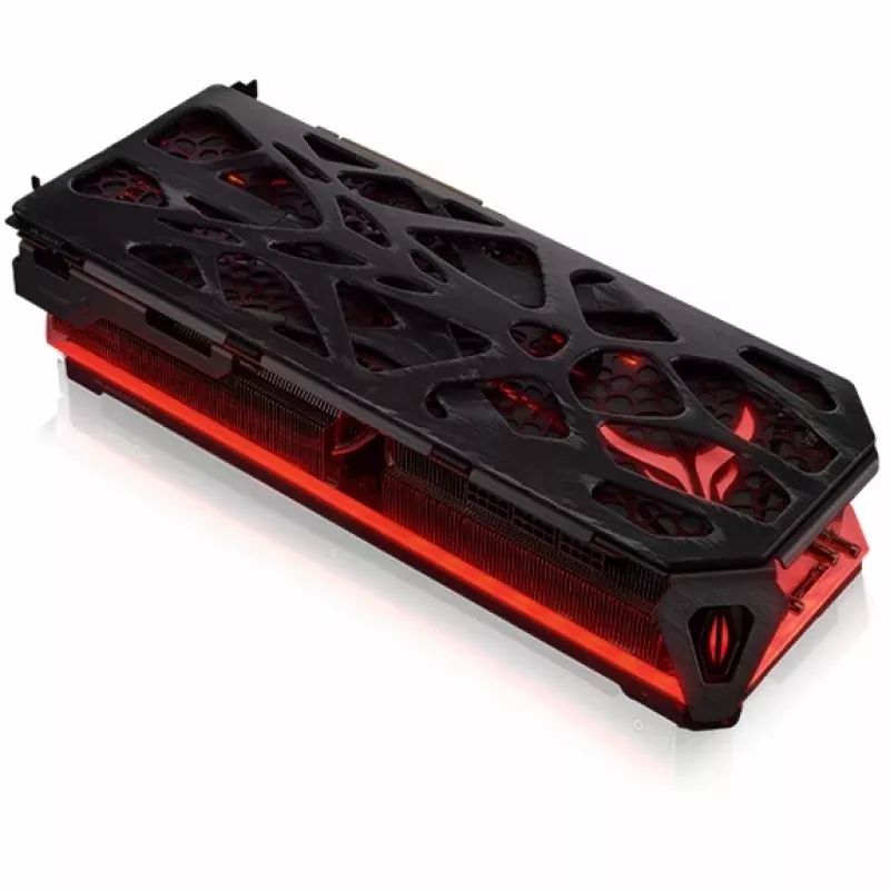 PowerColor SBP-790002 aliumininis-plastikinis galinis dangtelis Red Devil RX 7900