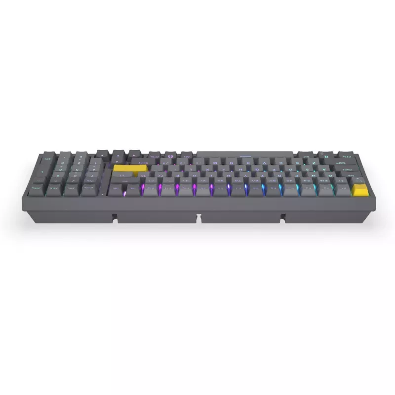 Celeris 1800 žaidimų klaviatūra, pilka, US išdėstymas, ENDORFY Yellow by Gateron