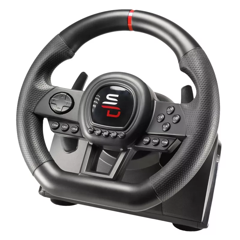 Vairas + Pedalai + Svirtis Subsonic SA5658 Juoda USB, skirta PlayStation 4 Xbox One