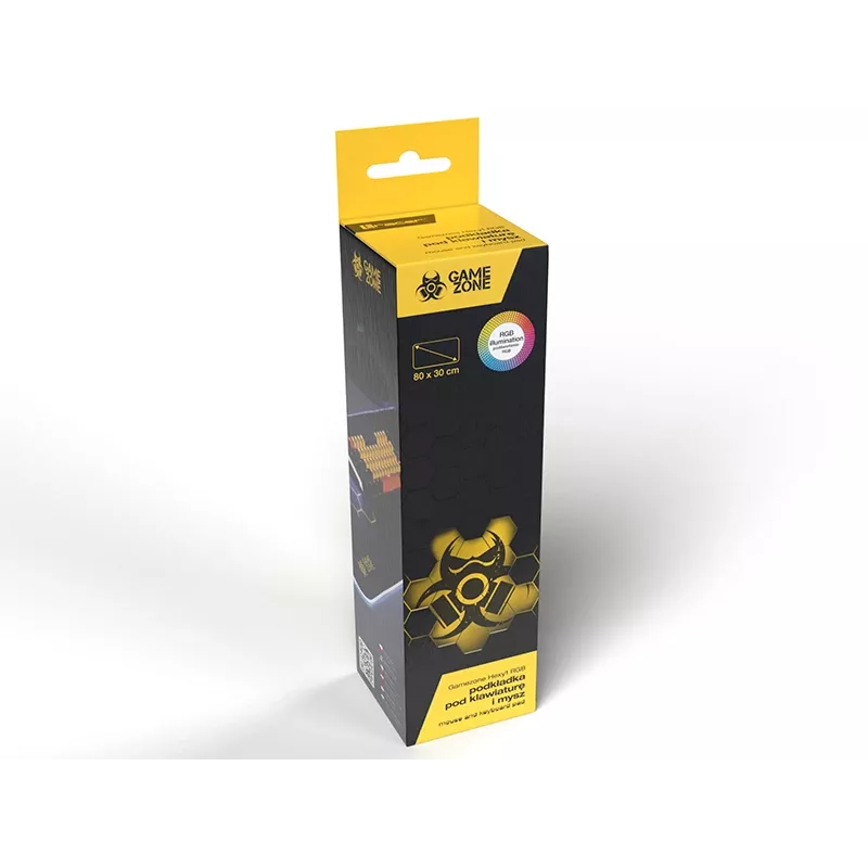 TRACER GAMEZONE Hexy1 RGB 80/30/0,4 – klaviatūros ir pelės kilimėlis