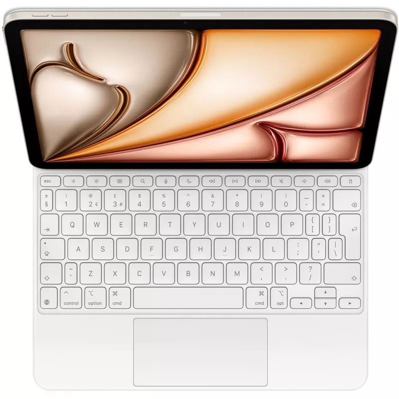 Apple Magic Keyboard QWERTY UK English Baltas su jutikliniu kilimėliu