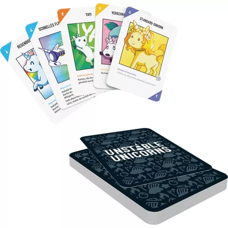 Unstable Unicorns, Kortų žaidimas