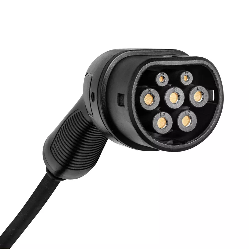Elektromobilio įkrovimo stotelė Wallbox Akyga AK-EC-21 Type2 3 fazių 16A 11kW 5m