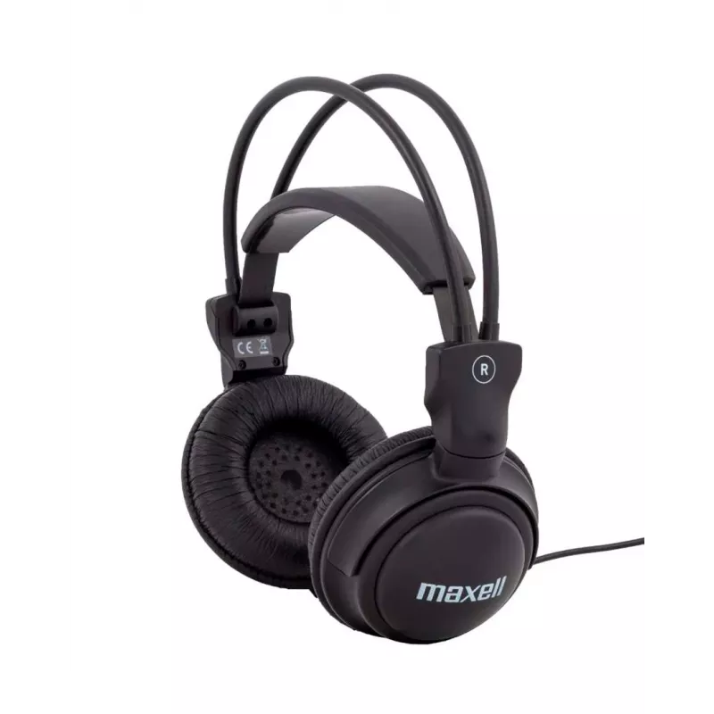 Ausinės Maxell Home Studio MAX-833, laidinės, uždengiančios ausis, 32 Ω, 98 dB, 16–22000 Hz, 5 m laidas, juodos