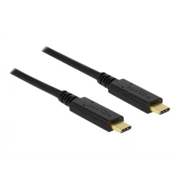 USB C laidas DeLOCK 83661 USB 3.2 Gen 2 1m juodas