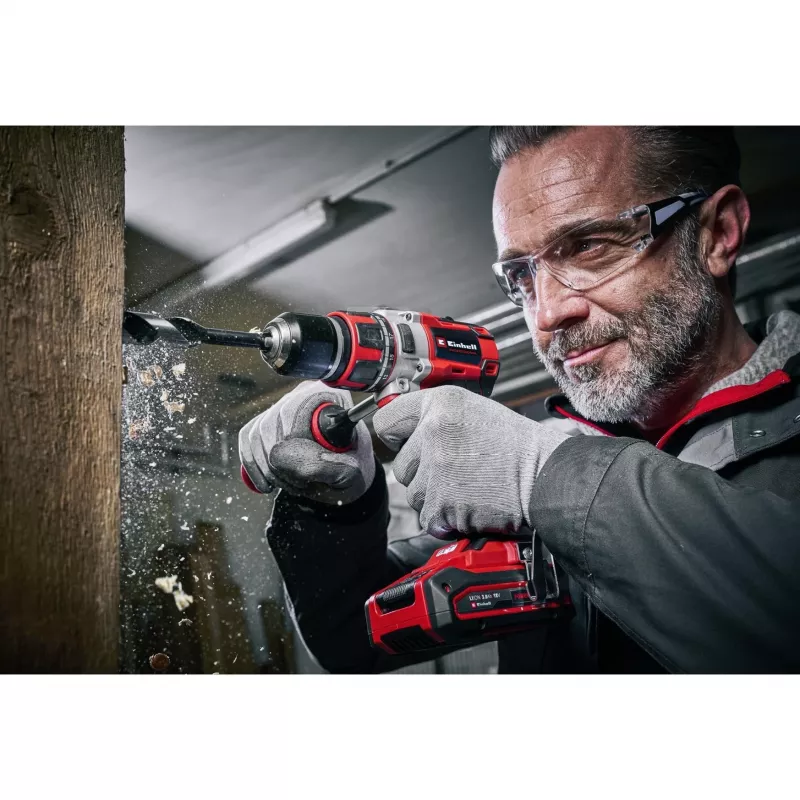 Einhell TP-CD 18/80 Li BL-Solo akumuliatorinis gręžtuvas be akumuliatoriaus ir įkroviklio, 1,41 kg, juodos ir raudonos spalvos