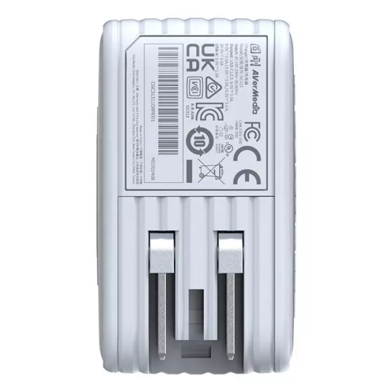 AVerMedia GC313 Universal White AC greitasis krovimas patalpoms