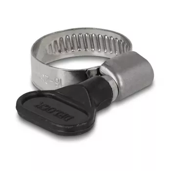 DeLOCK 19450 Drugelinis žarnos spaustuvas 16-25 mm 10 vnt. Juodas