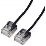ROLINE UTP Patch kabelis Cat.6A Ultra trumpas RJ45 juodas 5m – Tinklo kabelis CAT 6a (21.15.4465)