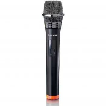 Belaidis sceninis mikrofonas Lenco MCW-011BK
