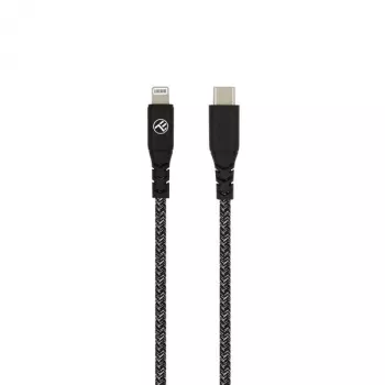 Duomenų kabelis Tellur Type-C į Lightning 3A PD60W 1m – juodas