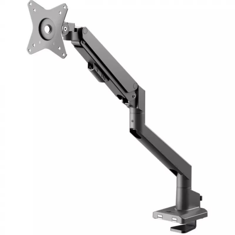 Goobay Single Monitor Gas Spring Mount, juodas (grindinis stovas, 31.89), monitoriaus stovas