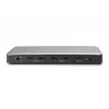 Digitus DA-70918 USB-C dokstacija, 13 prievadų, 3x HDMI, 2x DP, 4x USB-A, 1x USB-C, RJ-45 1GbE, SD, garso lizdas, 150 W