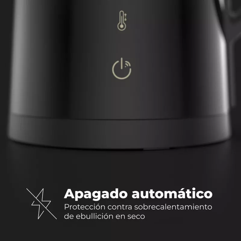 AENO EK7S elektrinis virdulys 1,7 l 2200 W juodas