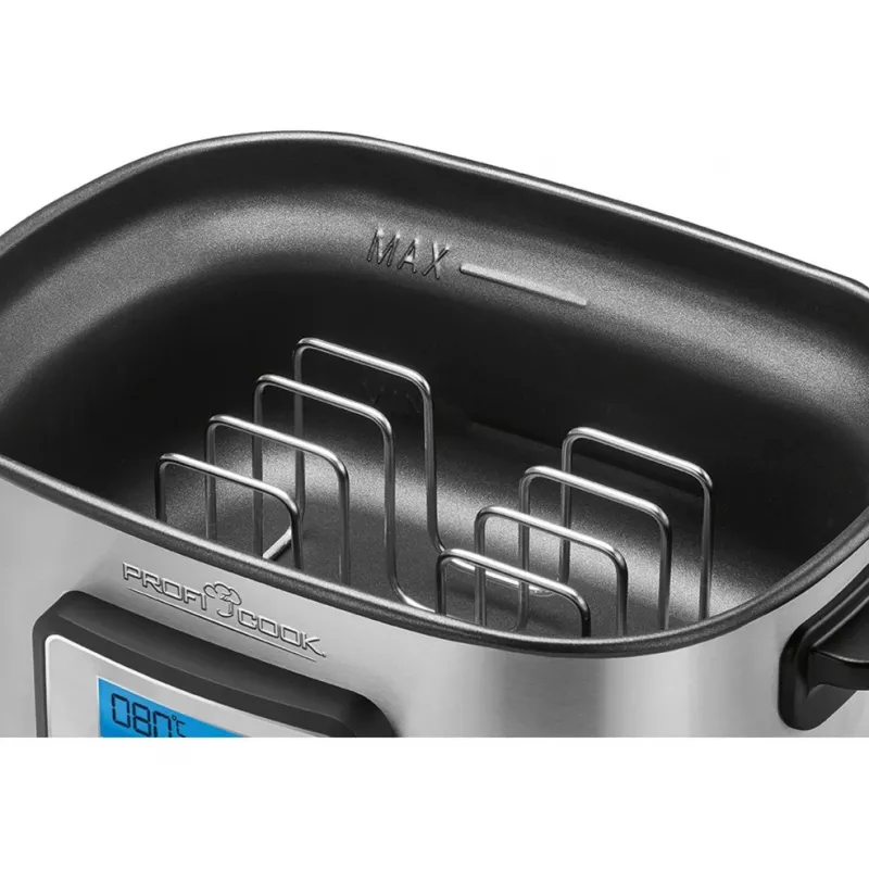 ProfiCook PC-SV 1112 8 L 520 W Juoda, Nerūdijantis plienas