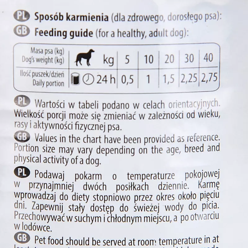 DOLINA NOTECI Premium, gausu upėtakio, drėgnas šunų ėdalas, 800 g