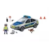 Playmobil policijos automobilis su sirena ir mirksinčia šviesa, įvairiaspalvis, plastikas, 3+